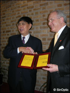 Präsident CHEN Haosu et Dr. Thomas WAGNER, Beijing, 7.3.2009